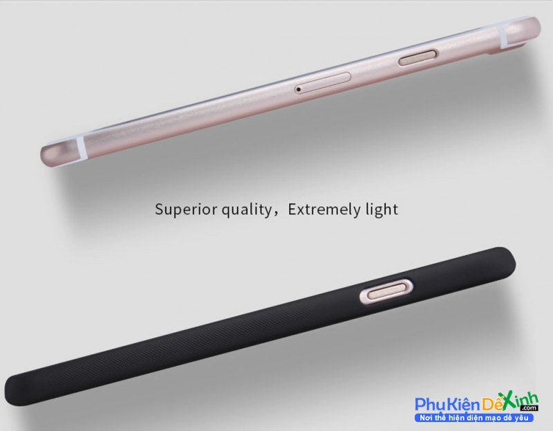 Ốp Lưng iPhone 7 Plus Dạng Sần Chính Hãng Nillkin được làm bằng nhựa Polycarbonat, có độ đàn hồi tốt, rất bền cảm giác cầm chắc tay, màu rất sang và đẹp.